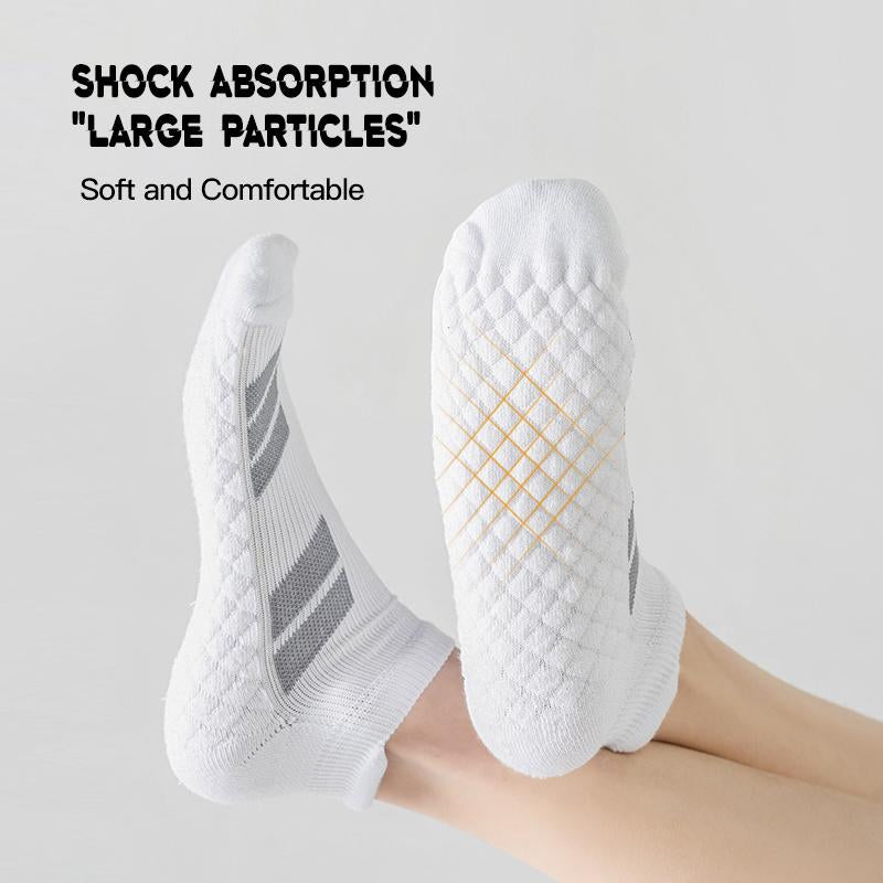 6 Pairs of Sports No Show Socks for Man and Woman, Ankle Socks with Terry Soles Offer Shock Absorption and Wear Resistance, White Daily Socks That Are Sweat-Absorbing and Breathable, Valentine'S Day Gift