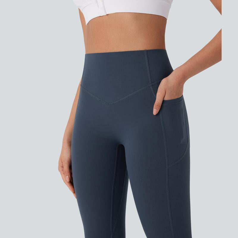 Halara Ultrasculpt™ Socinched High Waisted Tummy Control Butt Lifting Ruched Pocket Shaping Yoga Leggings