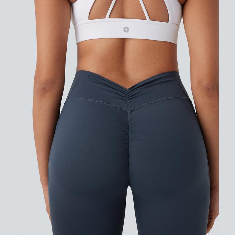 Halara Ultrasculpt™ Socinched High Waisted Tummy Control Butt Lifting Ruched Pocket Shaping Yoga Leggings