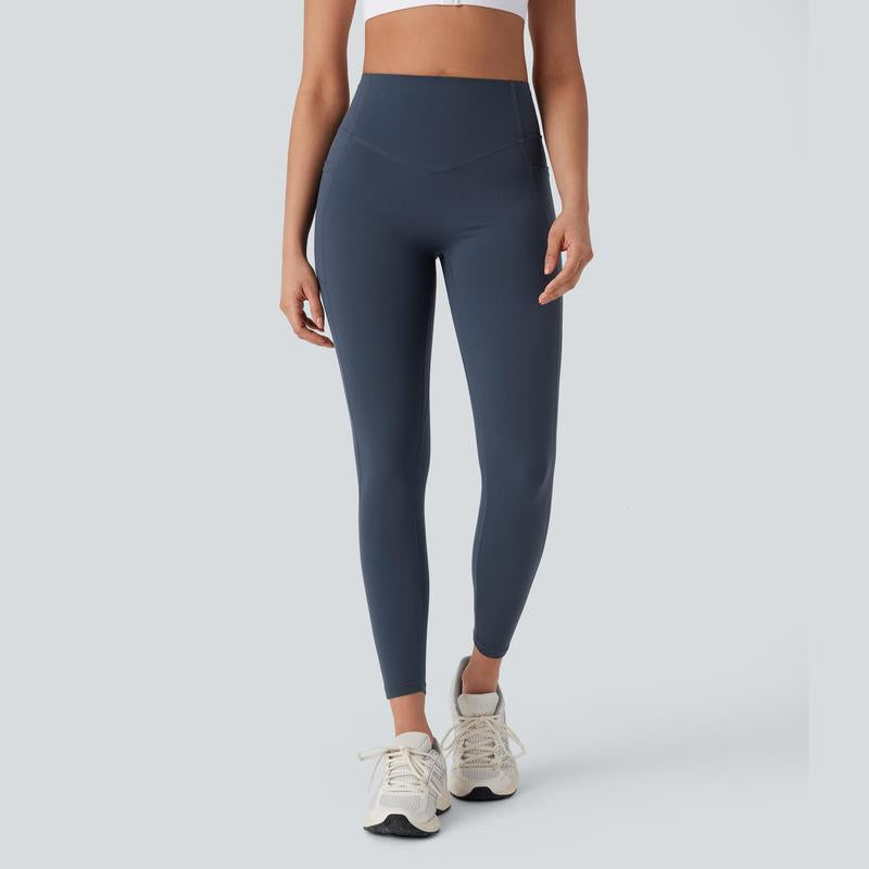 Halara Ultrasculpt™ Socinched High Waisted Tummy Control Butt Lifting Ruched Pocket Shaping Yoga Leggings