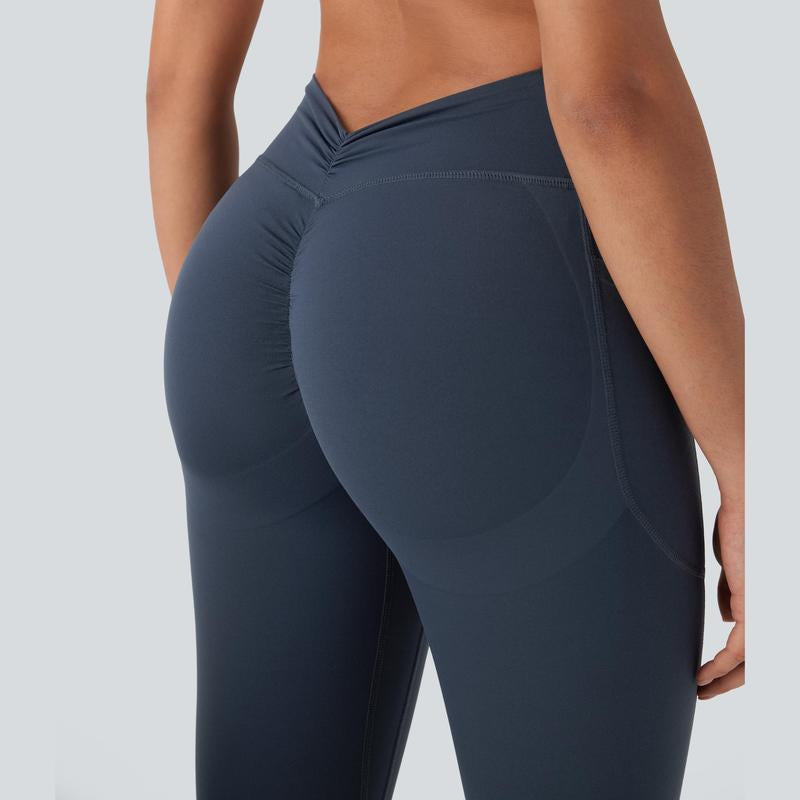 Halara Ultrasculpt™ Socinched High Waisted Tummy Control Butt Lifting Ruched Pocket Shaping Yoga Leggings