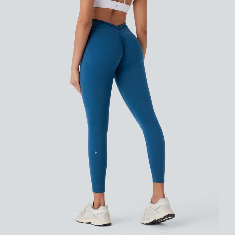 Halara Ultrasculpt™ Socinched High Waisted Tummy Control Butt Lifting Ruched Pocket Shaping Yoga Leggings