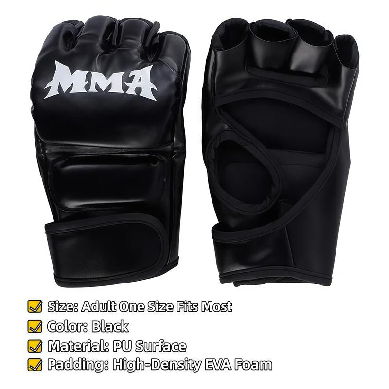 Breathable Boxing Gloves, 1 Pair MMA Muay Thai Kick Boxing Hand Wraps, Sanda Gloves, Professional Thicken Boxing Training Hand Wraps Gloves for Fighting Boxing Gloves Men Boxing Gloves Women, Boxing Equipment