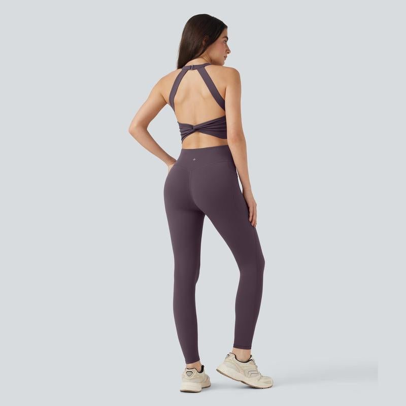Halara Ultrasculpt™ Socinched Tummy Control Training Jumpsuit with Pockets-Easy Peezy Edition