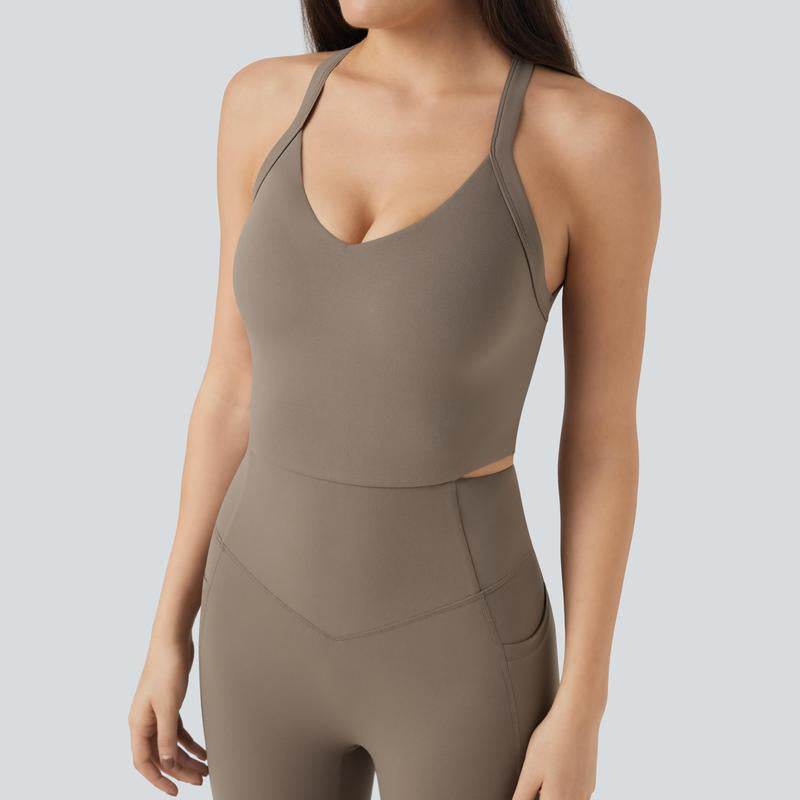Halara Ultrasculpt™ Socinched Tummy Control Training Jumpsuit with Pockets-Easy Peezy Edition
