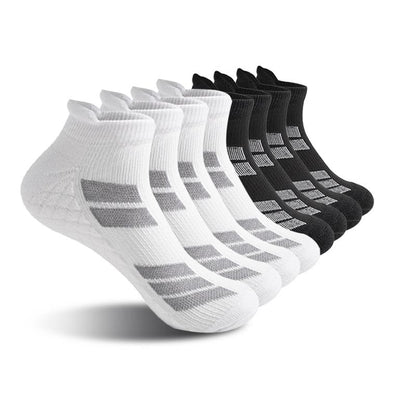 6 Pairs of Sports No Show Socks for Man and Woman, Ankle Socks with Terry Soles Offer Shock Absorption and Wear Resistance, White Daily Socks That Are Sweat-Absorbing and Breathable, Valentine'S Day Gift