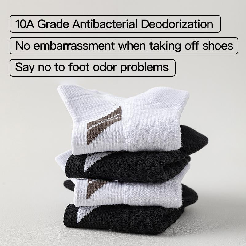 6 Pairs of Sports No Show Socks for Man and Woman, Ankle Socks with Terry Soles Offer Shock Absorption and Wear Resistance, White Daily Socks That Are Sweat-Absorbing and Breathable, Valentine'S Day Gift
