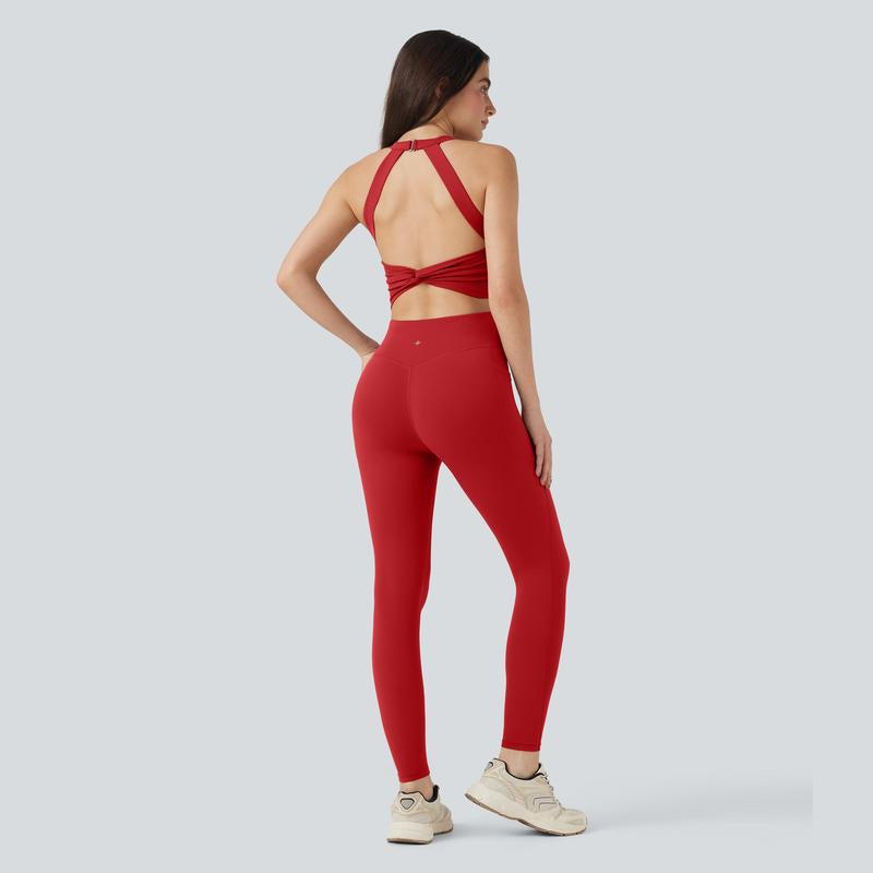 Halara Ultrasculpt™ Socinched Tummy Control Training Jumpsuit with Pockets-Easy Peezy Edition